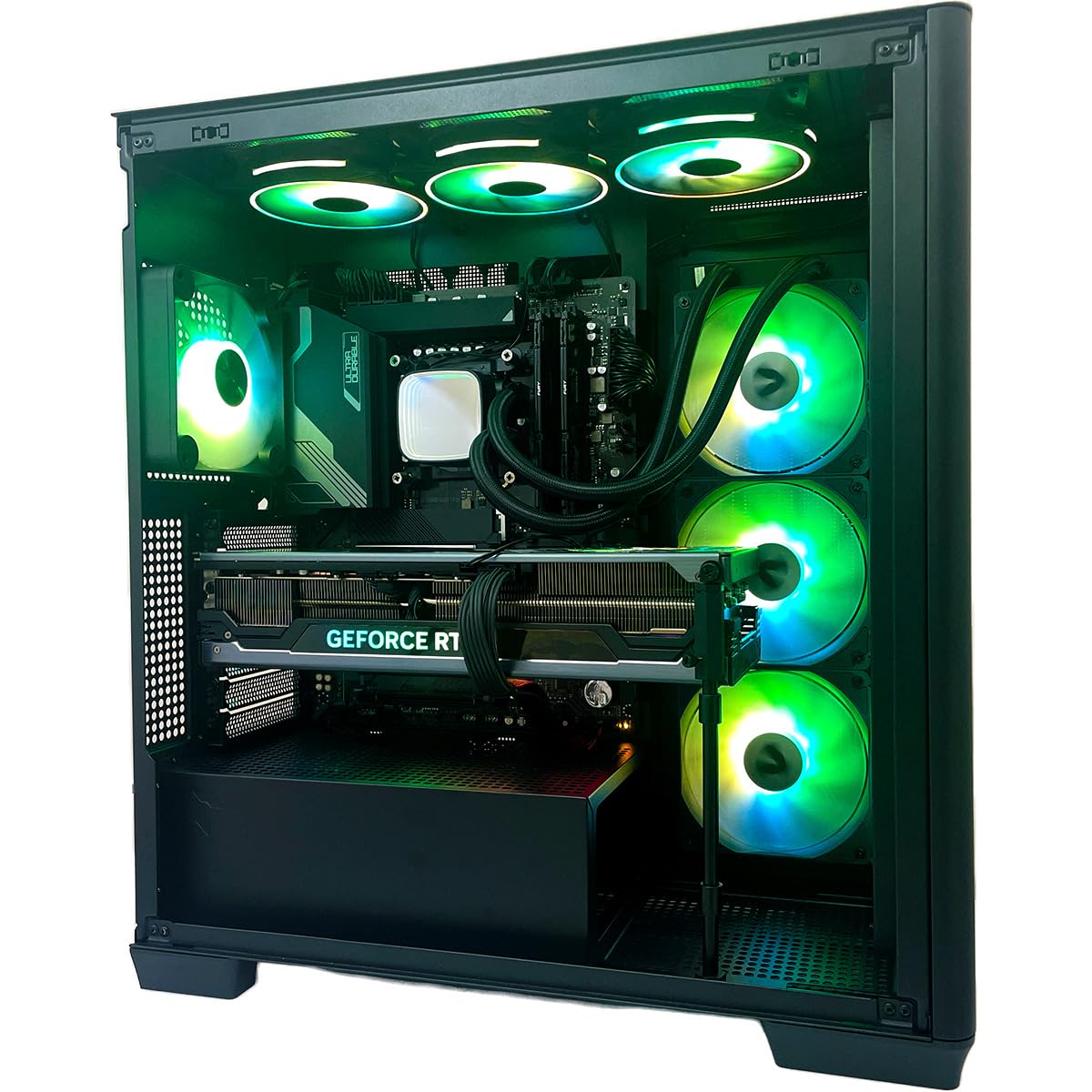 Ginger6 High-Performance Gaming PC Desktop - Intel Core i7 14700F, RTX 4060 8GB, 4TB NVMe SSD, 64GB DDR5, Z790, Wi-Fi 6E, Liquid Cooling, Win 11 | Perfect for 4K Gaming, VR, Streaming & Content Creation
