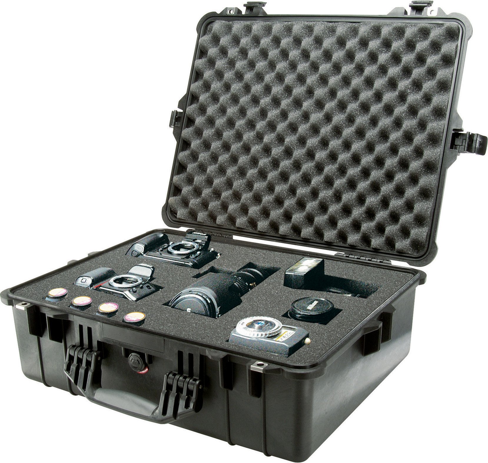 Pelican 1600 Waterproof Hard Camera Case with Customizable Foam Insert - Desert Tan | Shockproof & Dustproof Protection for DSLR, Lenses & Equipment | Perfect for Travel, Outdoor Photography & Professional Use