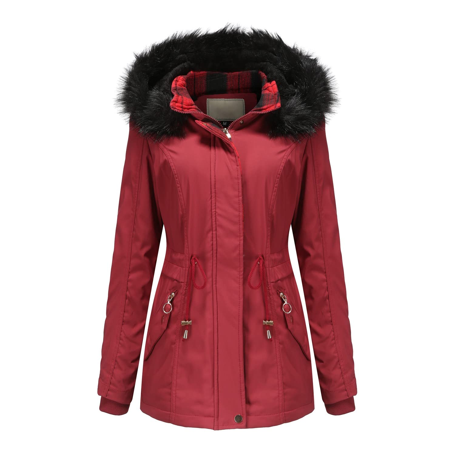 FMCHICO Women's Cropped Puffer Jacket - Lightweight Winter Coat with Warm Insulation | Stylish Short Jacket for Women | Perfect for Casual Outings, Travel & Cold Weather Fashion