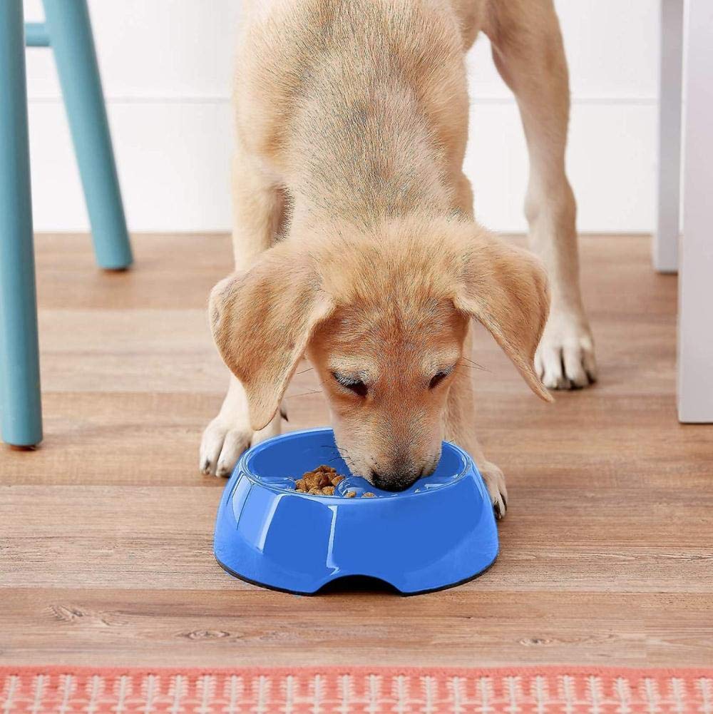 Slow Feeder Dog Bowl - Dogit Go Slow Anti-Gulping Pet Food Dish for Medium Dogs (Black) - Perfect for Fast Eaters & Digestion Issues - Great for Mealtime Enrichment & Portion Control