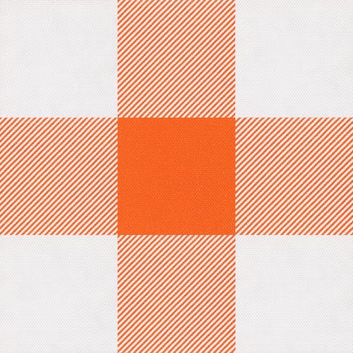 Orange and White