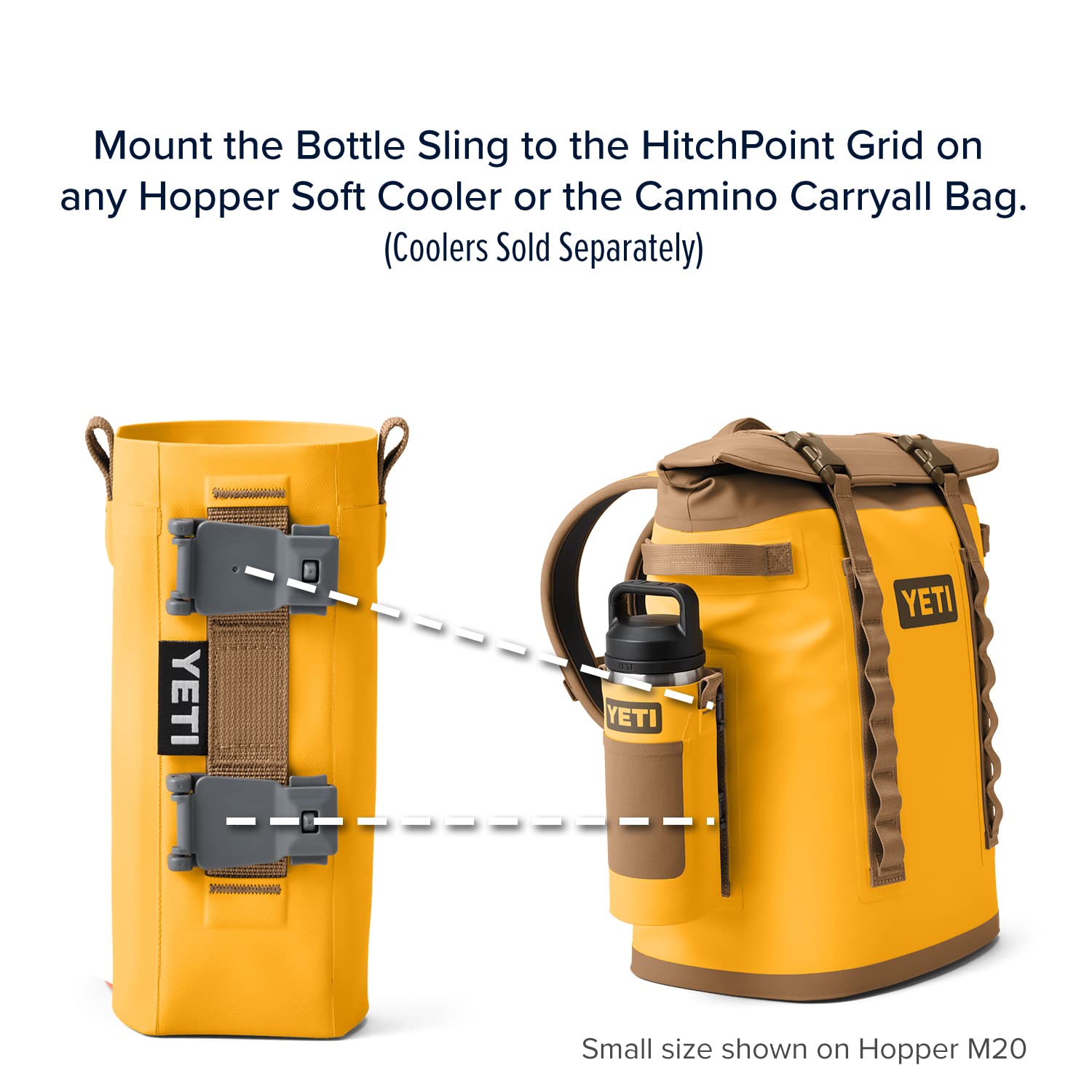 YETI Rambler Bottle Sling - Insulated Water Bottle Holder for 20-36 oz Tumblers - Perfect for Hiking, Camping & Outdoor Adventures