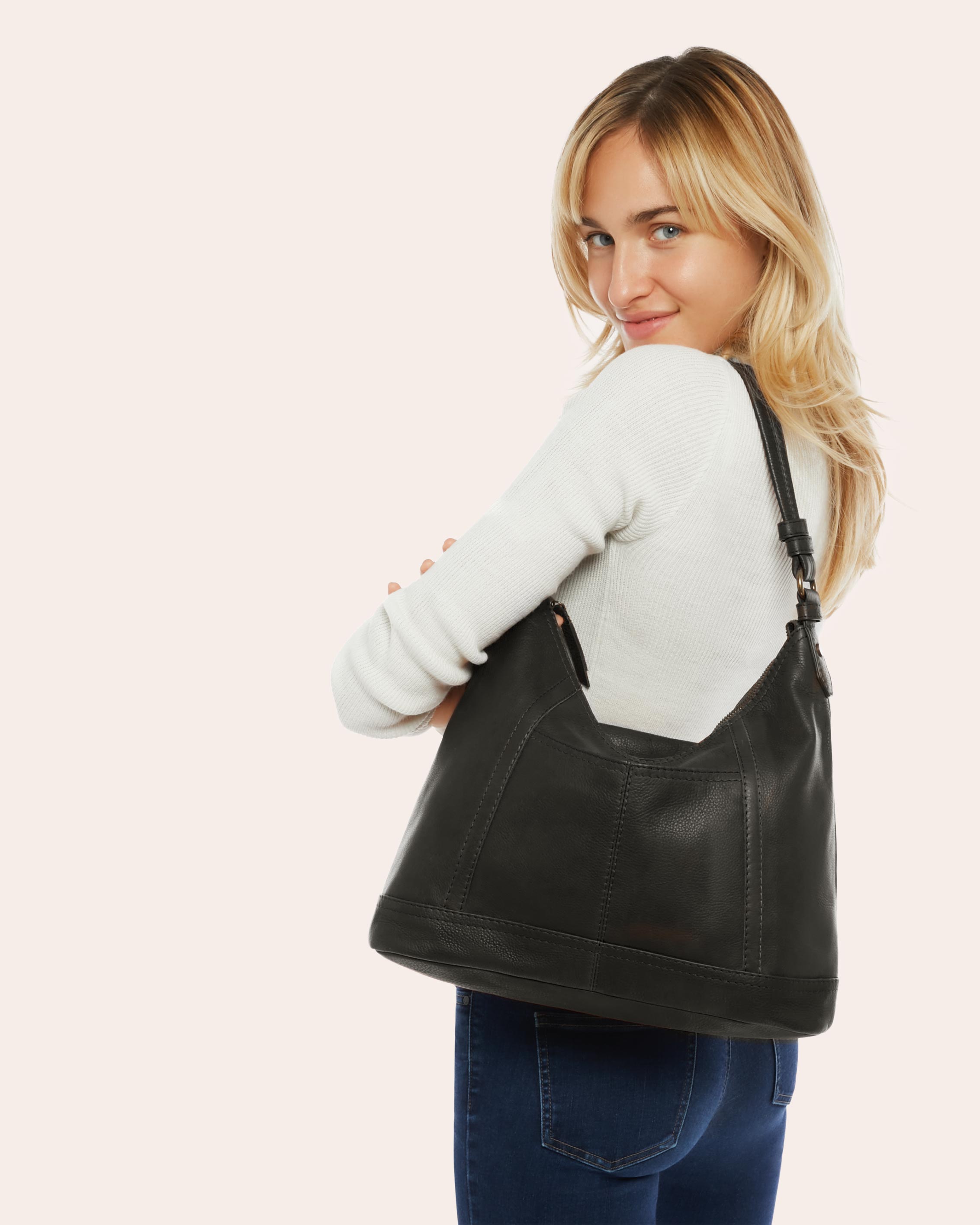 Hudson Hobo Handbag - Stylish & Spacious Crossbody Purse for Women | Perfect for Work, Travel & Everyday Use