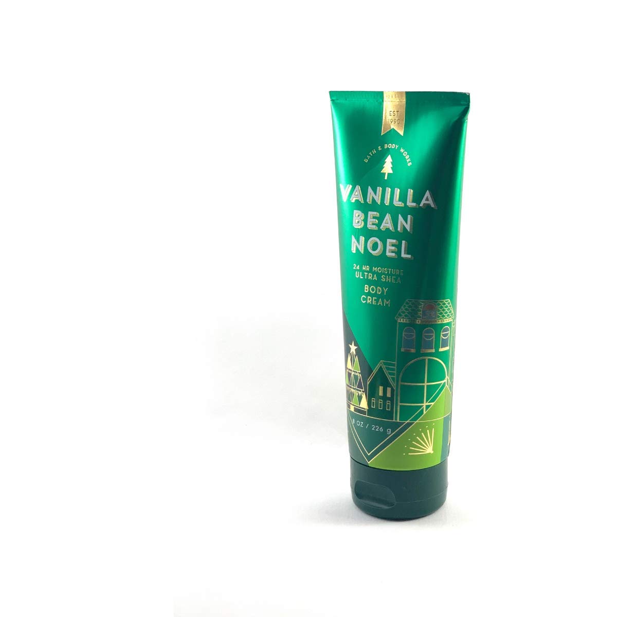 Bath & Body Works Vanilla Bean Noel Ultra Shea Body Cream - 8 oz Moisturizing Lotion for Dry Skin | Holiday Gift & Winter Skincare Essential