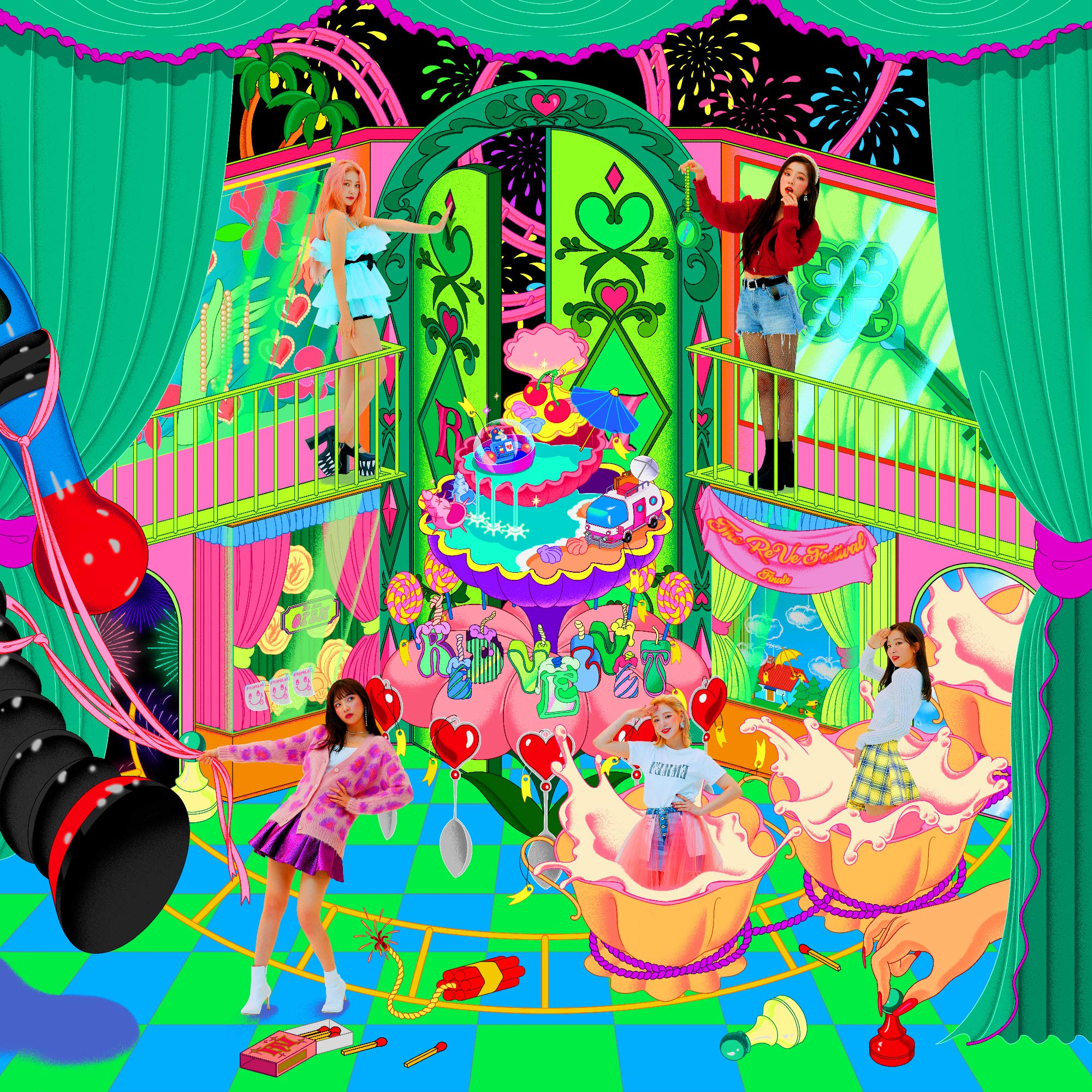Red Velvet 'The ReVe Festival' Finale Scrapbook Album - K-Pop Music CD & Photobook | Perfect for K-Pop Collectors & Fans, Great Gift for Birthdays & Special Occasions