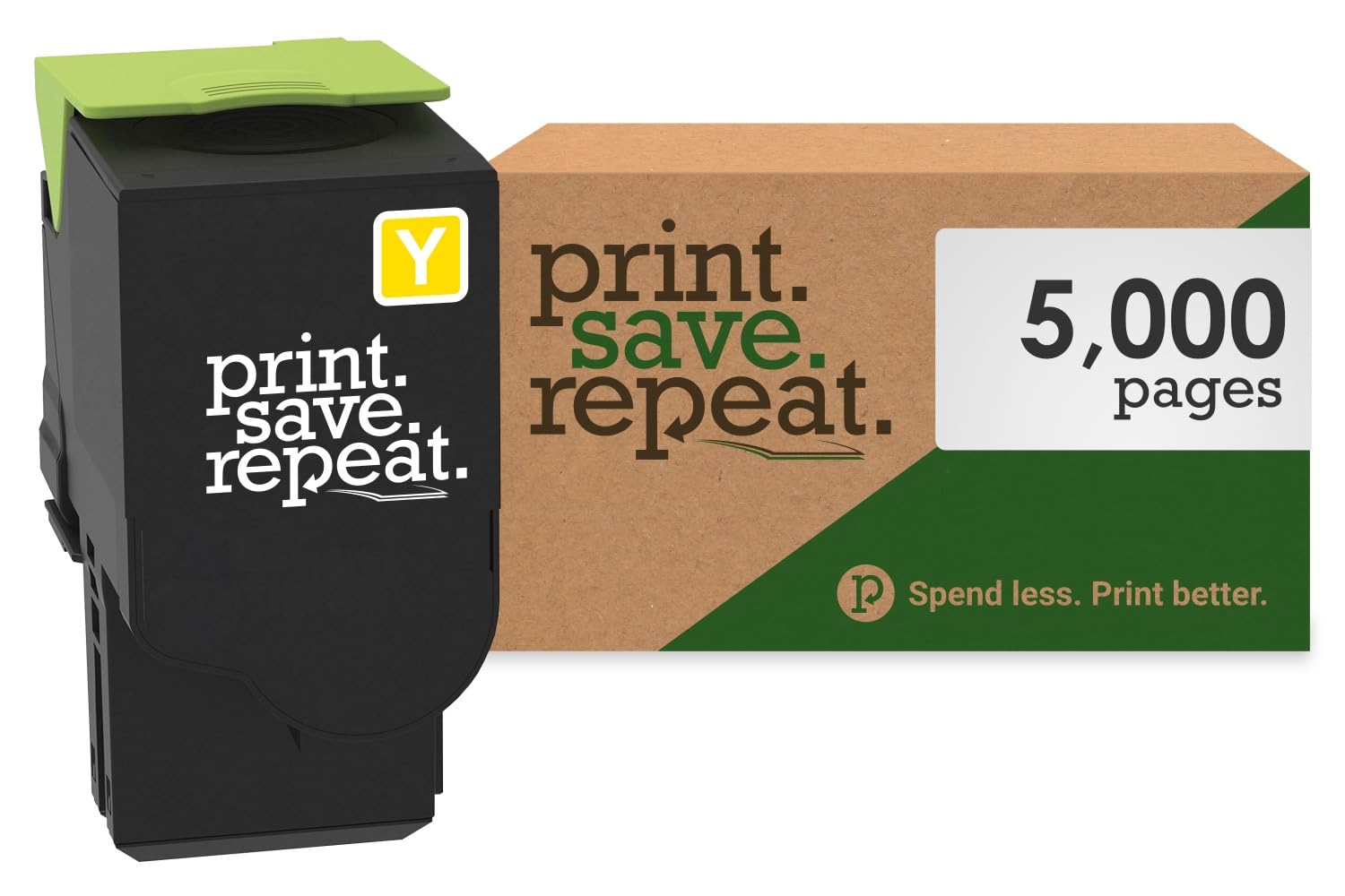 Lexmark 78C1XY0 Yellow Extra High Yield Toner Cartridge - 5,000 Pages for CS421, CS521, CS622, CX421, CX522, CX622, CX625 Laser Printers | Reliable Printing for Office Documents, Reports & Color Graphics