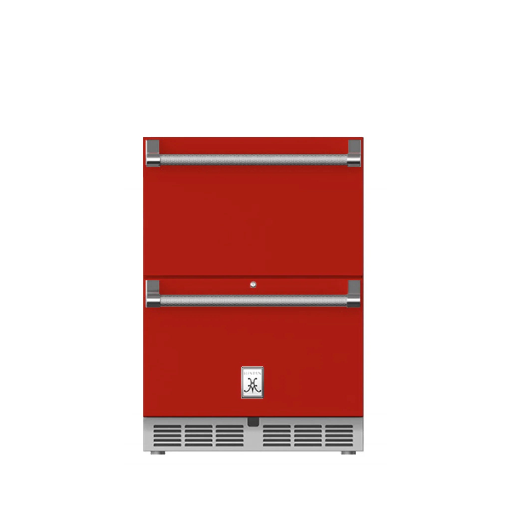 Hestan 24-Inch Outdoor Refrigerator with Lockable Drawers - Stainless Steel GRR24 - Perfect for Patio, Poolside & Backyard Entertaining