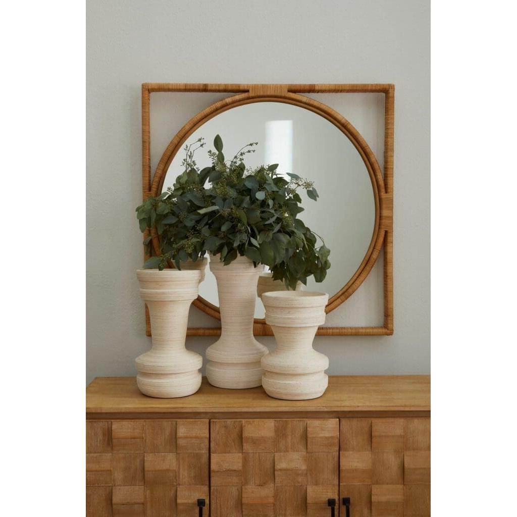 Cyan Design 11600 Pemba Large Brown Wall Mirror – Elegant Decorative Mirror for Living Room, Bedroom, Entryway & Home Decor