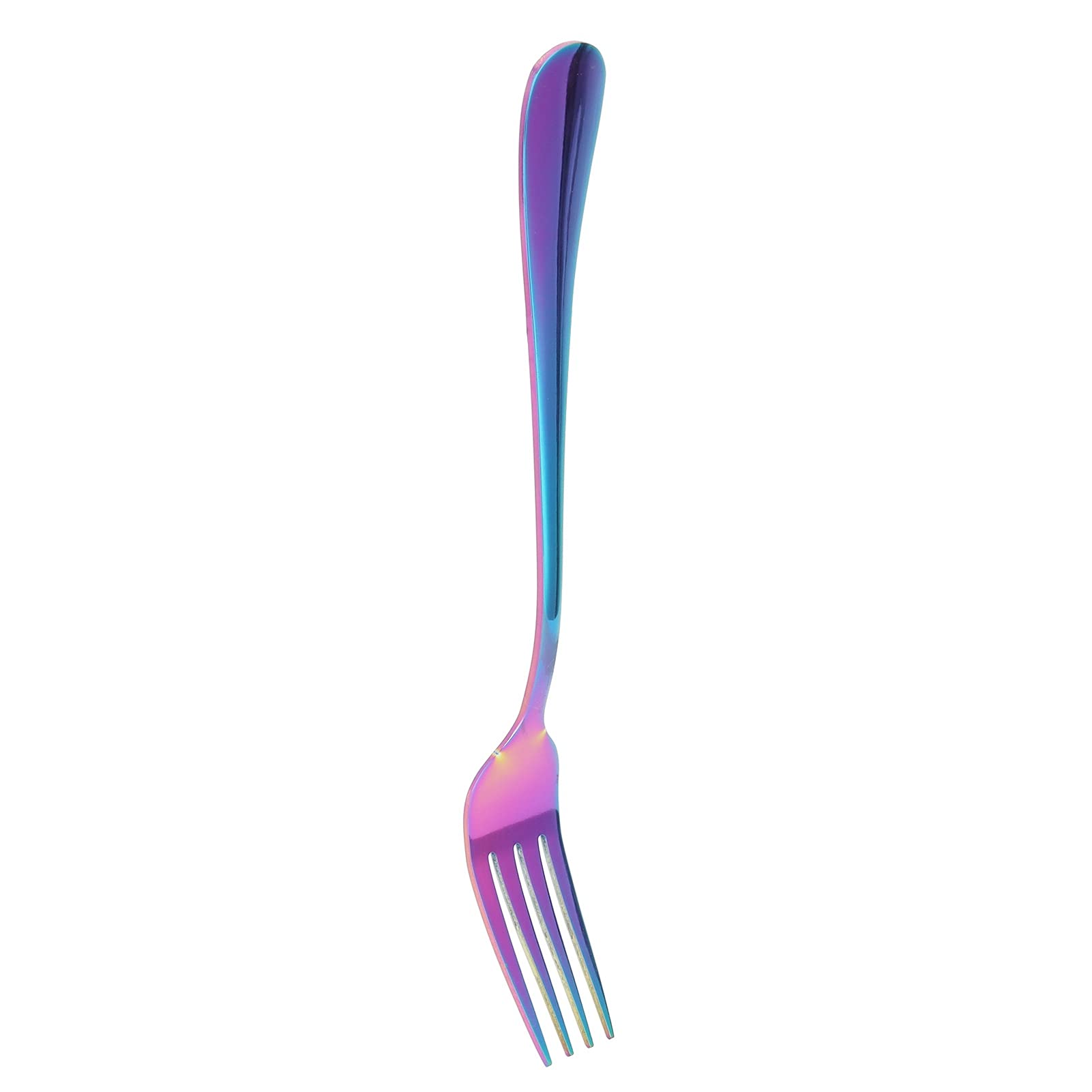 Premium Electroplated Kids Cutlery Set - Rainbow Color Forks for Weddings, Birthdays, Family Dinners & Housewarming Banquets | Durable Tableware for Children's Parties & Special Occasions