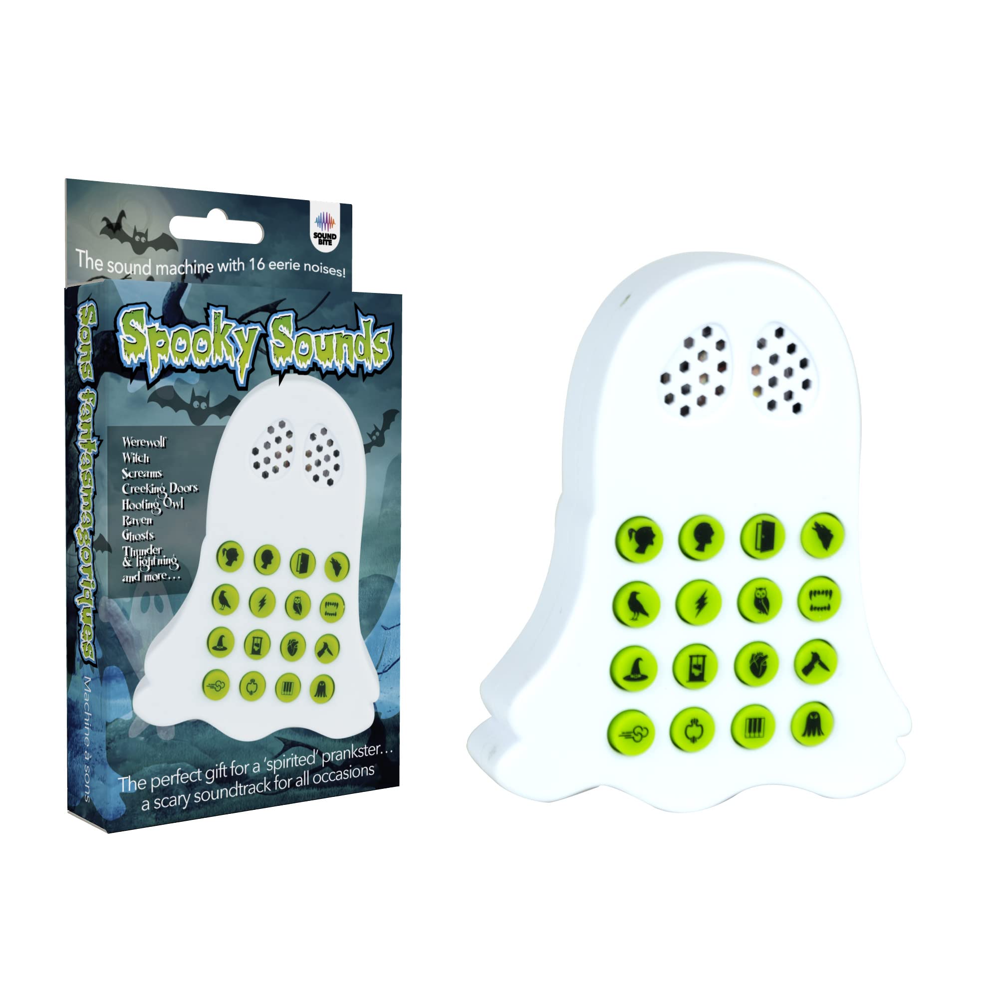 Funtime Gifts 10686 Spooky Sound Machine Electronic - Halloween Prank Device with Creepy Noises for Party Decorations & Scary Pranks