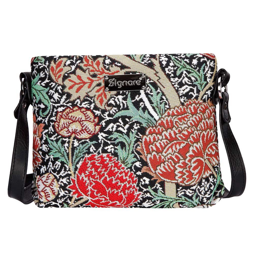 Signare Women's Tapestry Crossbody Bag - Bohemian Sling Shoulder Purse for Everyday Use, Travel & Festival Accessories | Lightweight & Stylish Handbag for Casual Outings