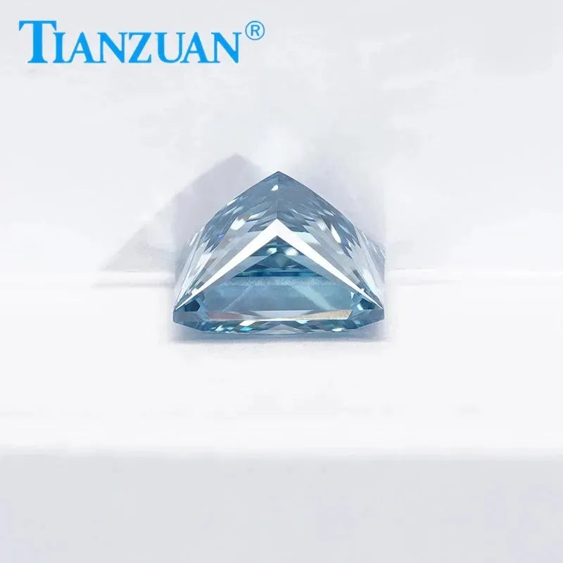 1.536ct Lab Grown CVD Diamond - Fancy Intense Blue Square Shape VS1 Clarity 3EX Cut Loose Gemstone with GEMID Certification | Perfect for Engagement Rings, Custom Jewelry & Collector's Pieces