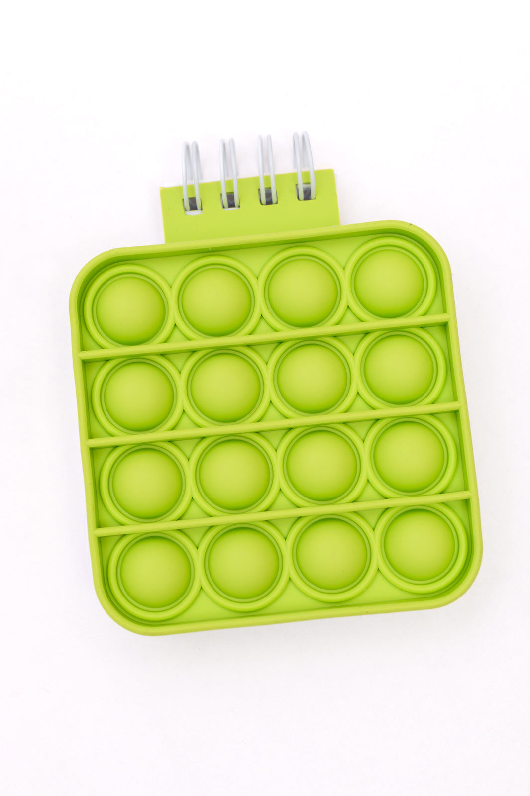 Mini Pop It Notebook in Green - Fidget Sensory Toy for Stress Relief, Kids & Adults - Perfect for School, Office & Travel