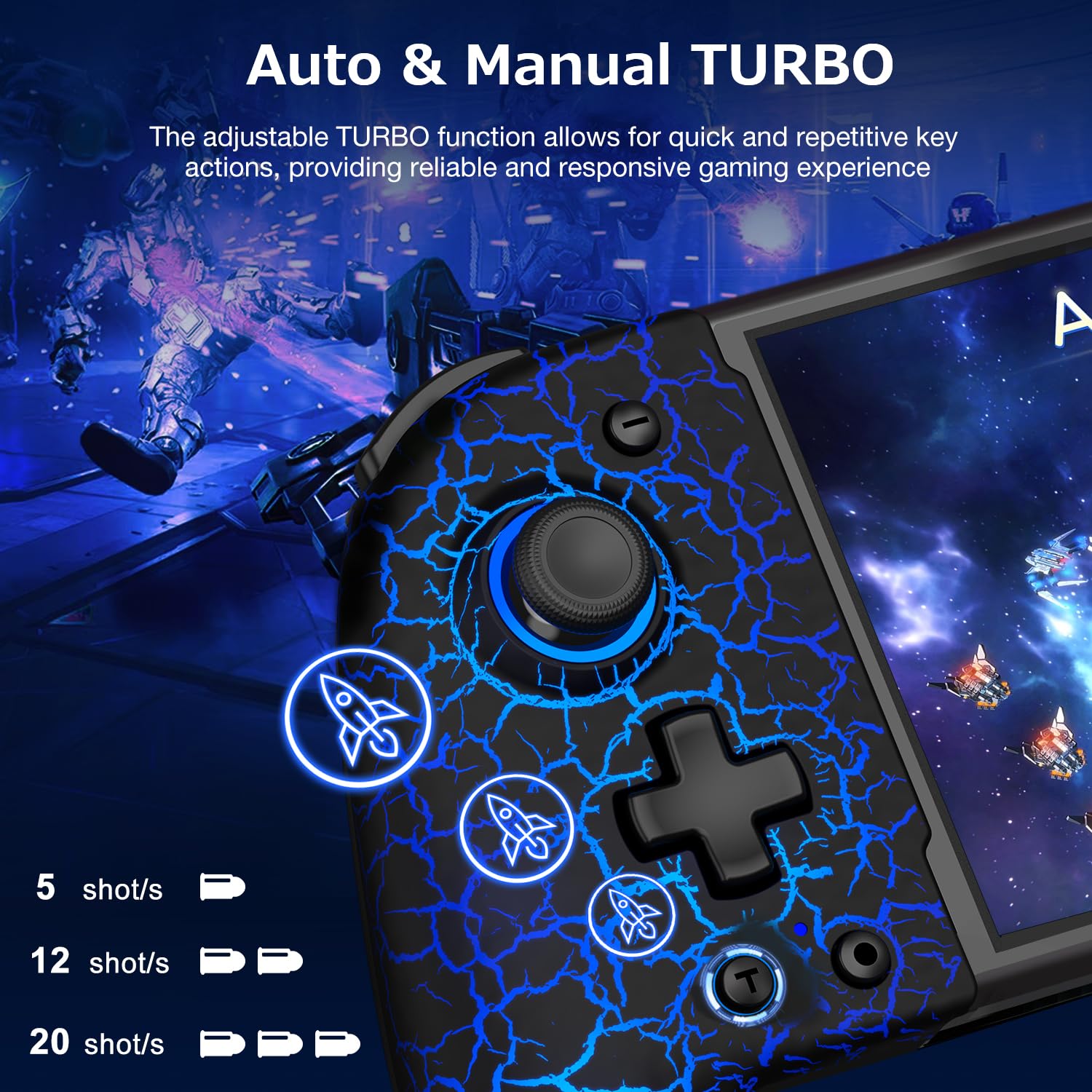 Wireless Pro Controller for Nintendo Switch & Switch OLED - Ergonomic Full-Size Gamepad with One-Piece Joypad Design | Perfect for Handheld Mode Gaming, Multiplayer Sessions & Long Play Comfort