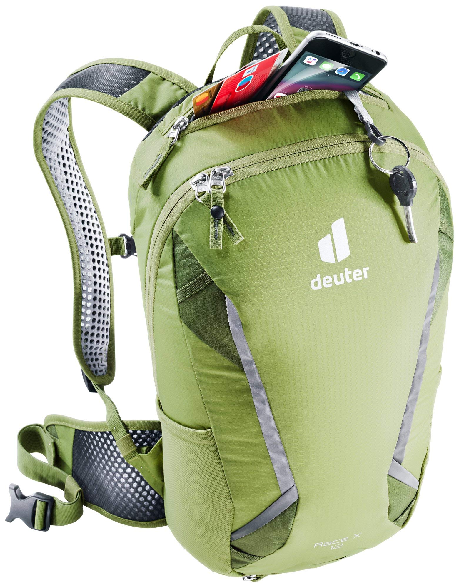 Deuter Race X Unisex Cycling Backpack - Lightweight & Water-Resistant Bike Pack for Commuting, Mountain Biking & Outdoor Adventures