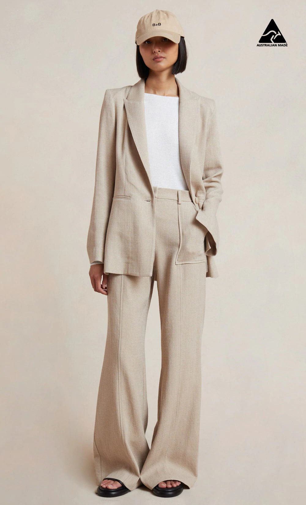 Billie Blazer Almond - Women's Fashion Blazer Jacket for Office, Business & Casual Wear | Elegant & Comfortable Workwear