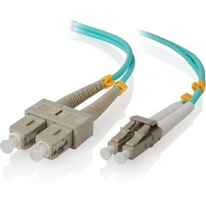 40G/100G OM4 Multimode Duplex Fiber Optic Cable 1M LC to SC - LSZH Jacket for High-Speed Data Center & Network Applications