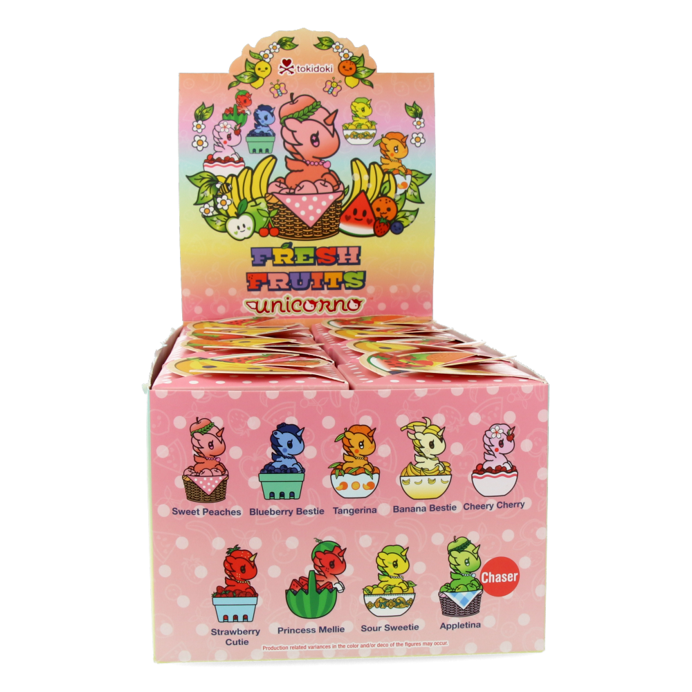Fresh Fruit Unicorno Blind Box Toy - Cute Collectible Surprise Figures for Kids & Adults - Perfect for Birthday Gifts, Party Favors & Home Decor