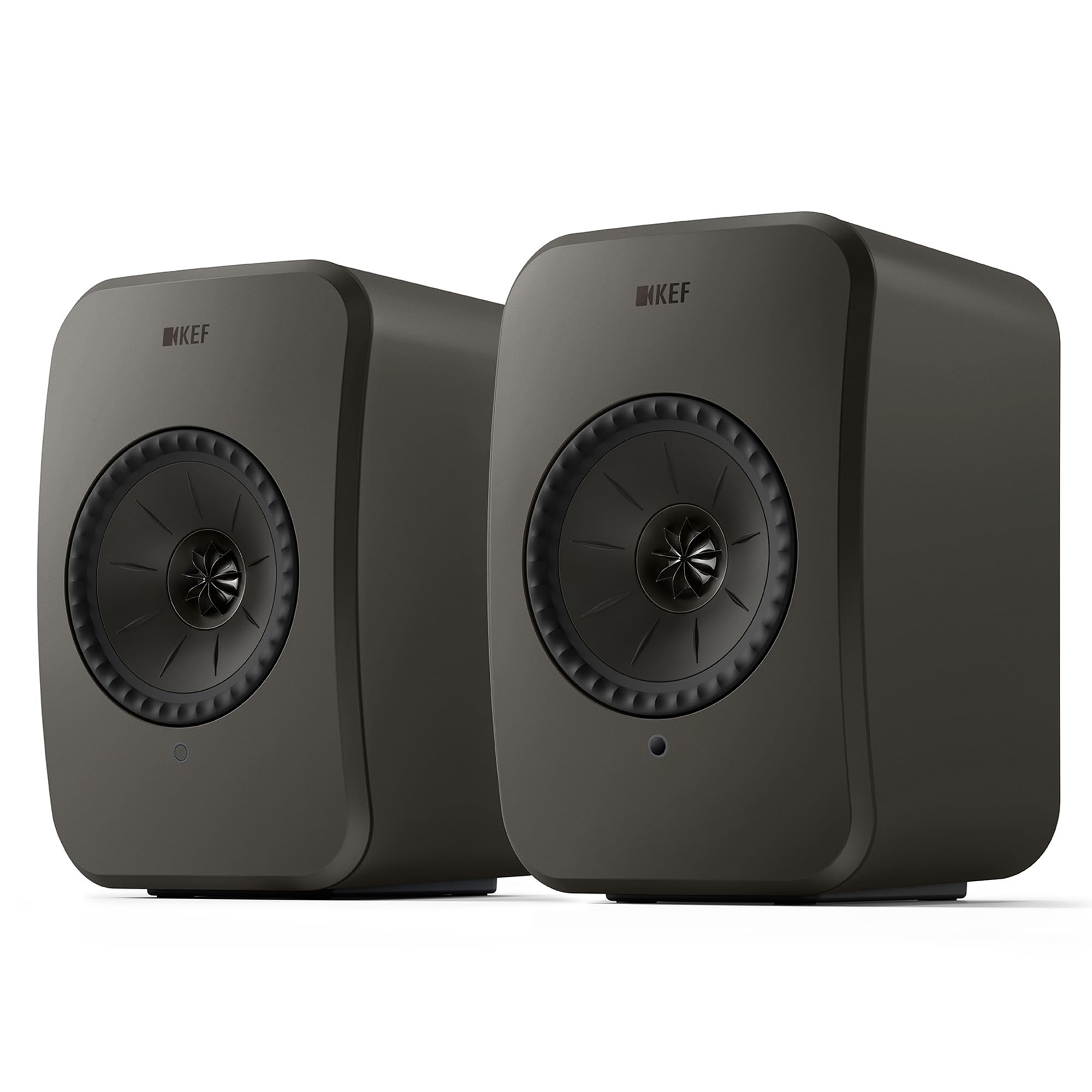 KEF LSX II LT Wireless HiFi Speakers Pair - Premium Sound System for Home Audio, Bluetooth & WiFi Streaming (Graphite Grey) - Perfect for Living Room, Home Theater & Music Studio
