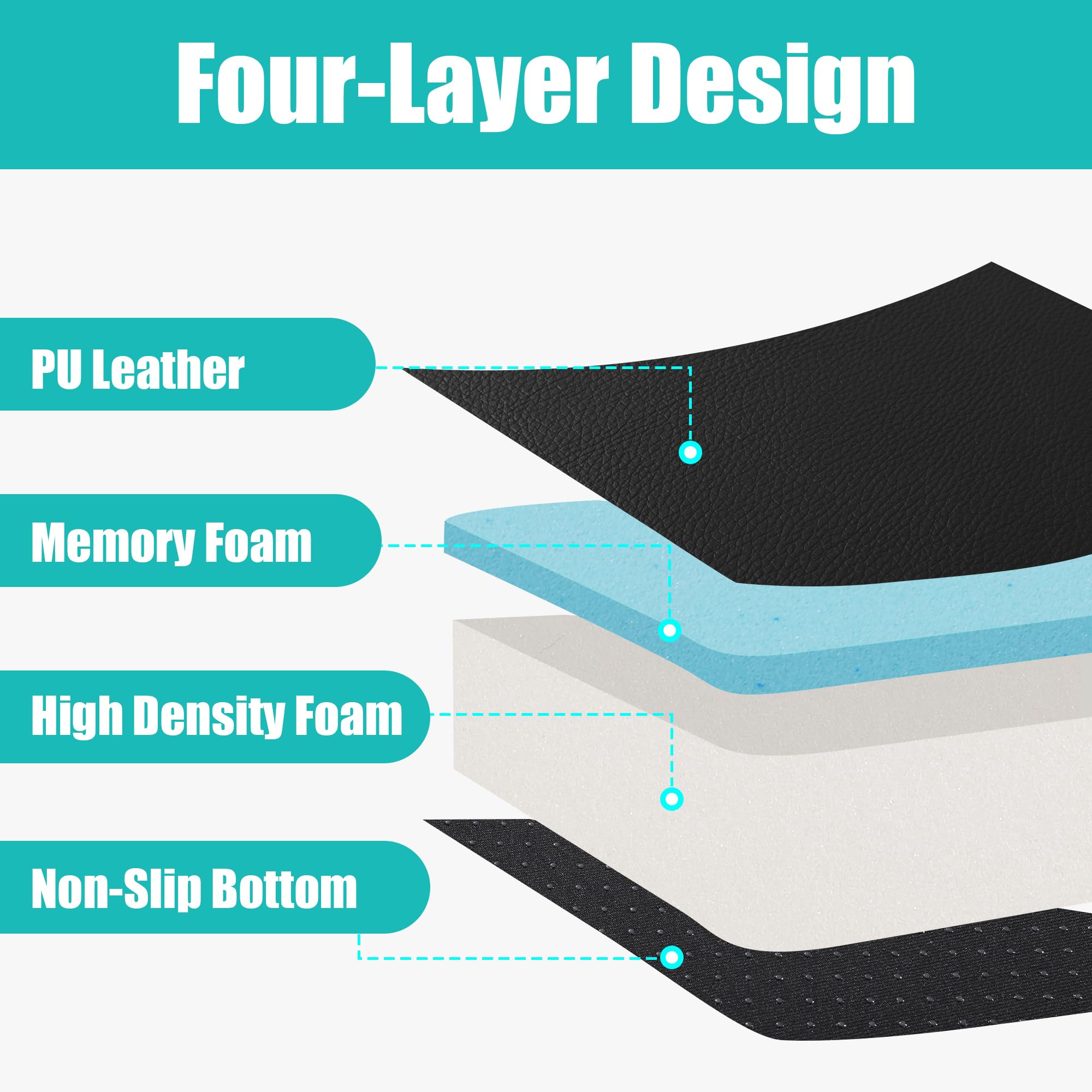 MABOZOO Extra Thick Memory Foam Seat Cushion - 18