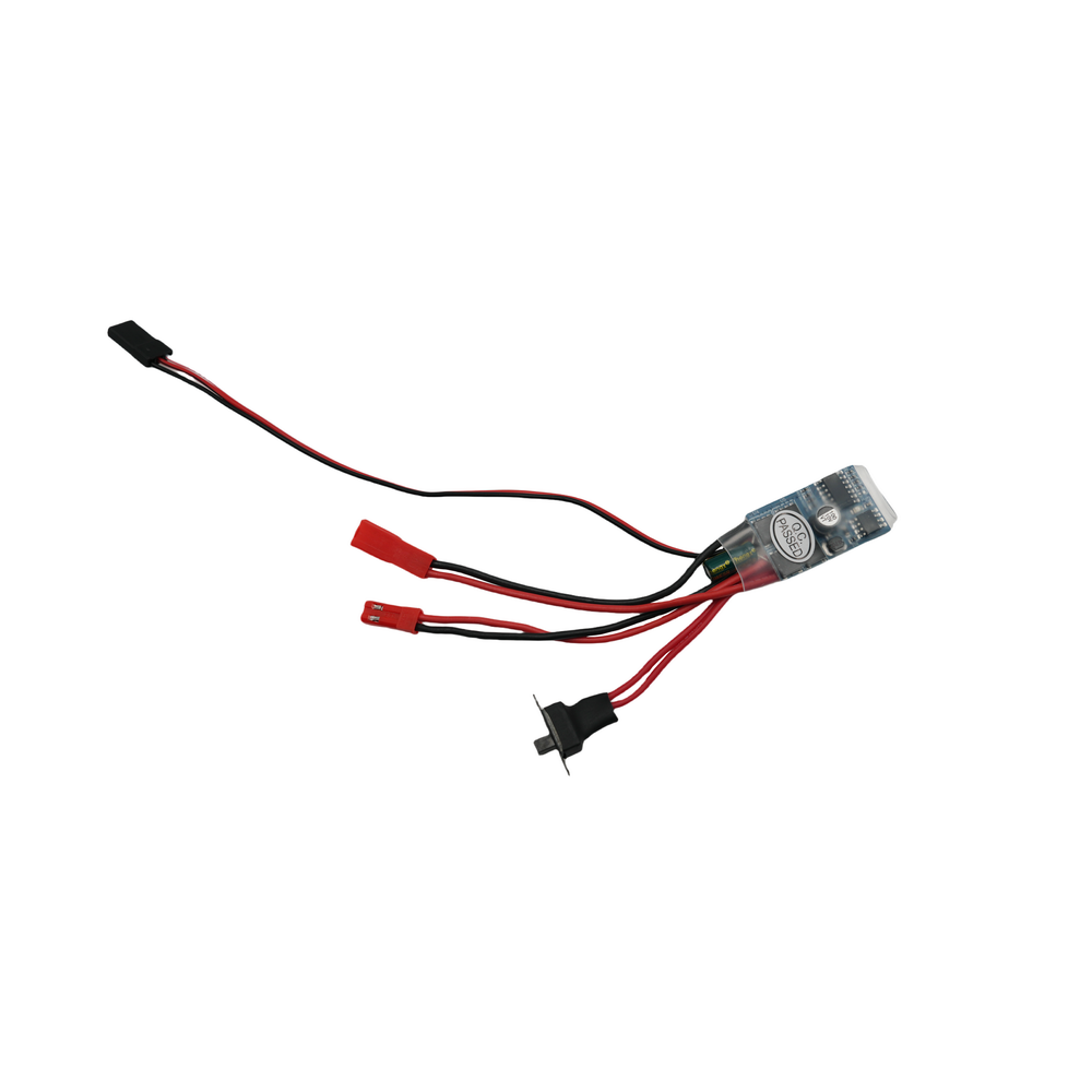 WPL MN RC ESC Upgrade - 20A/30A Brushed Bidirectional Electronic Speed Controller with Brake for RC Cars, Trucks, and Crawlers - Perfect for Off-Road Racing and Crawling Adventures