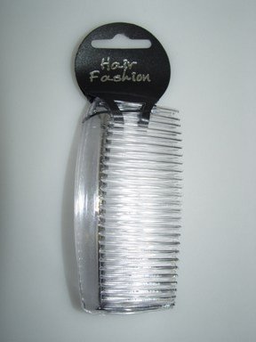Clear 9cm Hair Combs - Pack of 4 for Styling, Detangling, and Everyday Use