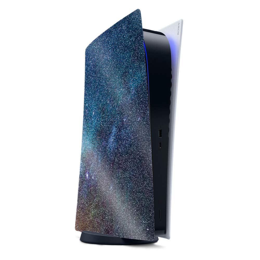 PS5 Glossy Glitter Skin - Astro Sky | Durable Gaming Cover for Playstation 5 | Easy Apply for Gamers