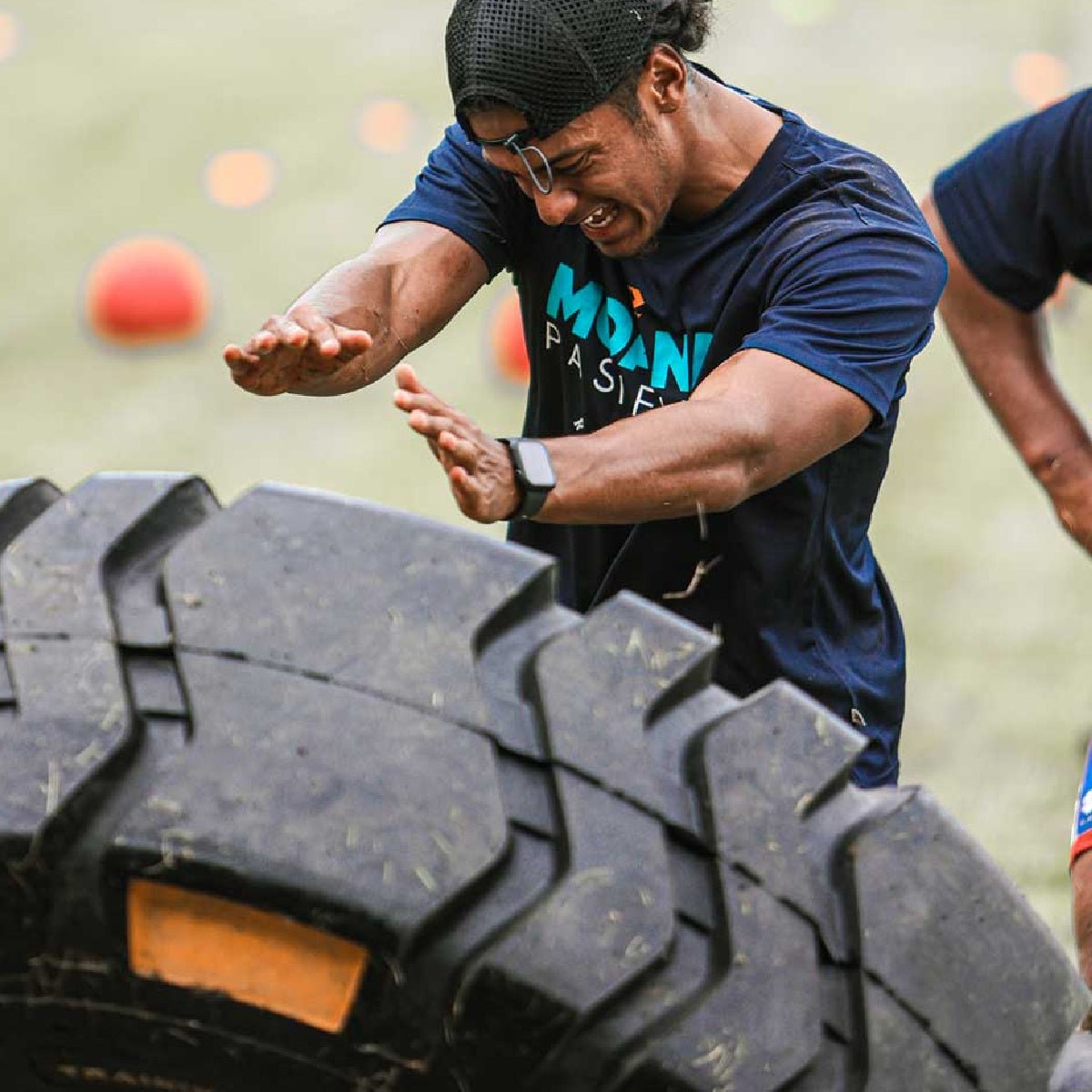 XLR8 Strongman Fitness Tire 120kg - Heavy Duty Rubber Gym Tire for Strength Training, CrossFit & Outdoor Workouts