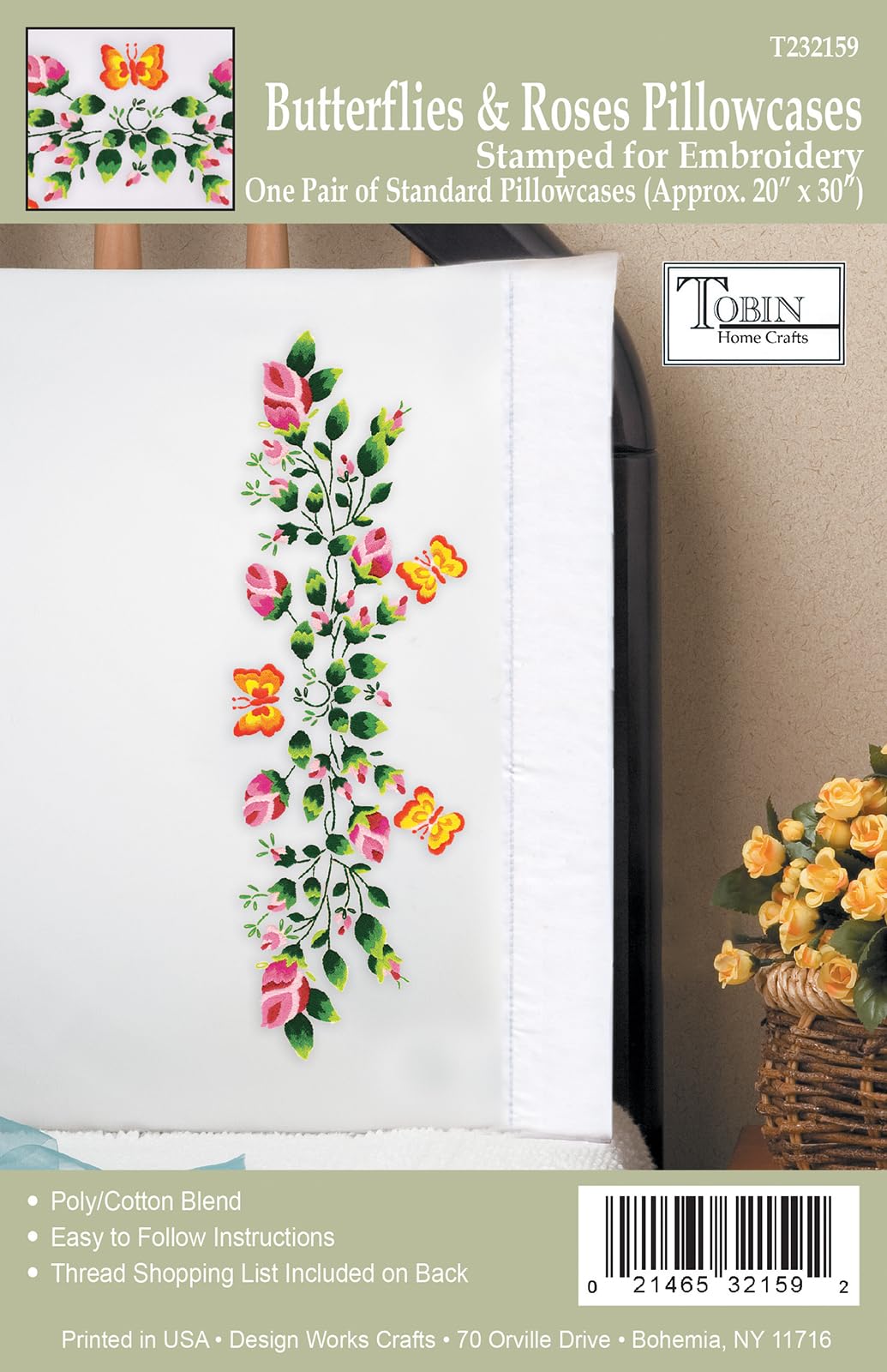 Tobin Stamped Pillowcases - 20