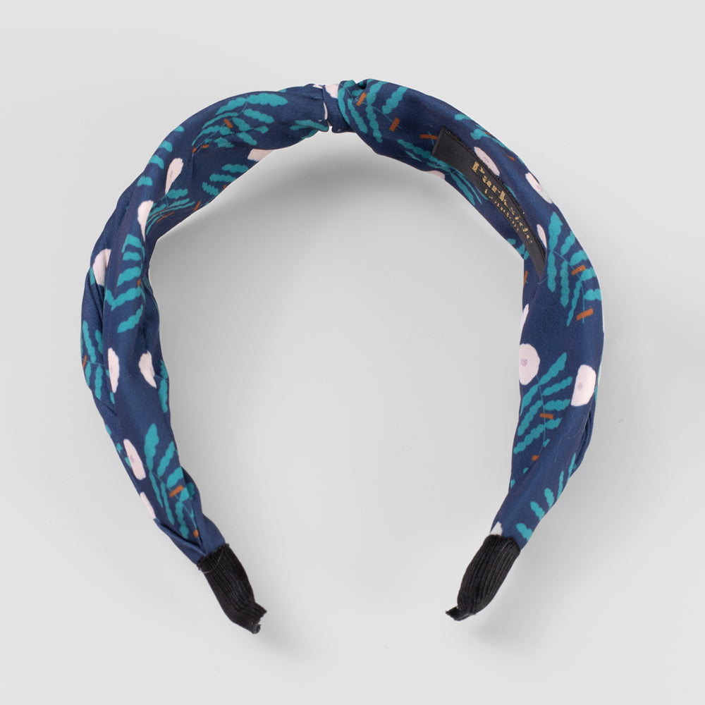 Handmade Floral Print Headband for Women - Soft Fabric Hair Accessories for Girls, Brides, Yoga, Running & Outdoor Activities