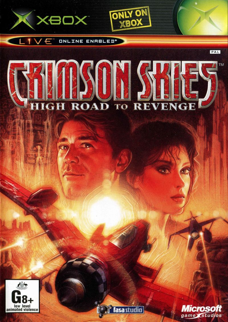 Crimson Skies: High Road to Revenge - Xbox Game (PAL Version) | Classic Air Combat Adventure for Xbox | Perfect for Retro Gaming & Flight Simulation Enthusiasts