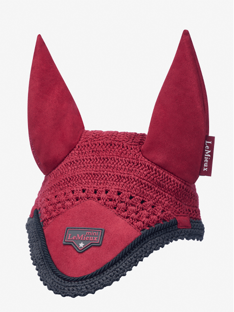 Le Mieux Mini Fly Hood for Horses - Autumn Colors Equestrian Riding Gear for Training & Show Jumping