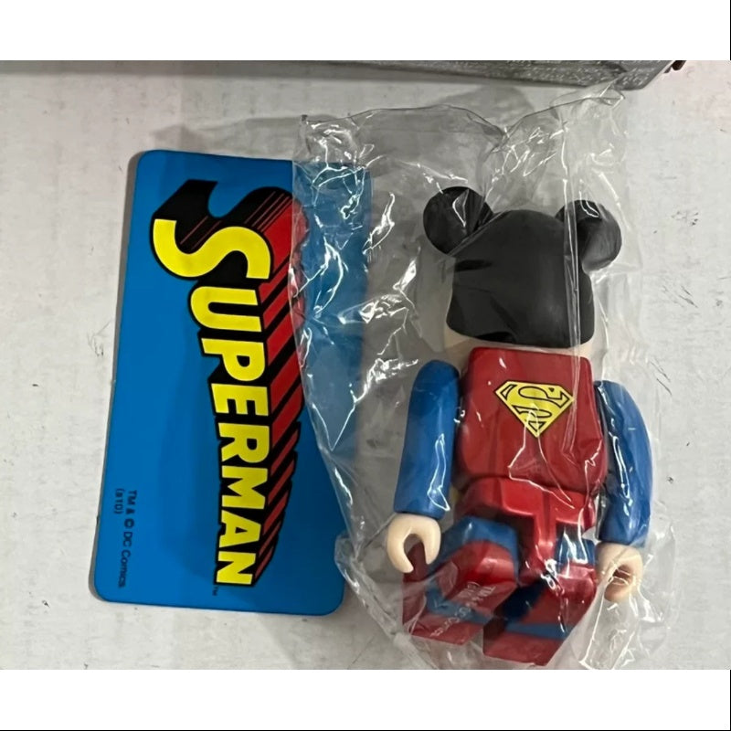 Bearbrick Series 21 Secret SUPERMAN 100% Collectible Vinyl Art Toy - Limited Edition Designer Figure for Display & Gifts | Perfect for Home Decor, Office Collection, and Pop Culture Enthusiasts