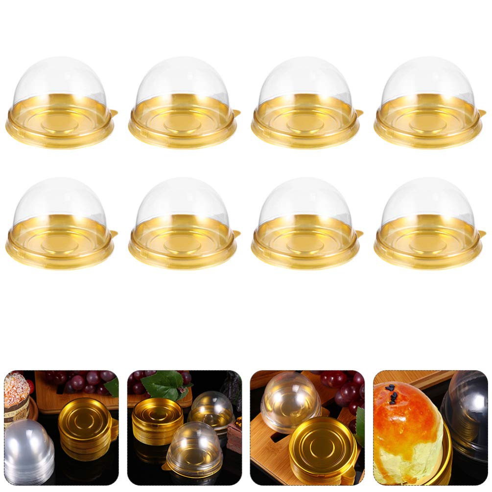 DOITOOL 150pcs Egg Yolk Crisp Packaging Box - Premium Mooncake Holder & Wrapping Tray for Bakery, Dessert Display, and Gift Packaging - Perfect for Mid-Autumn Festival, Parties, and Pastry Storage