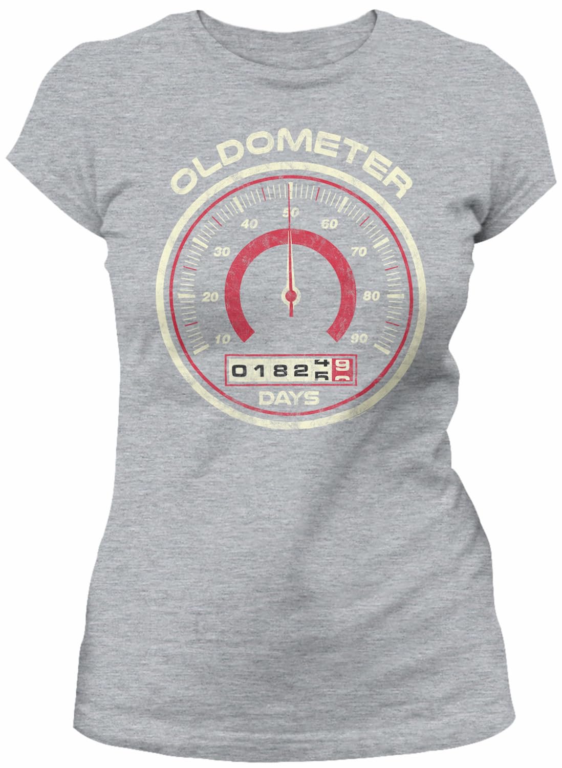 Funny 50th Birthday Gag Gift T-Shirt for Women - Vintage Oldometer Design | Perfect for Milestone Birthday Parties & Humorous Gift Giving