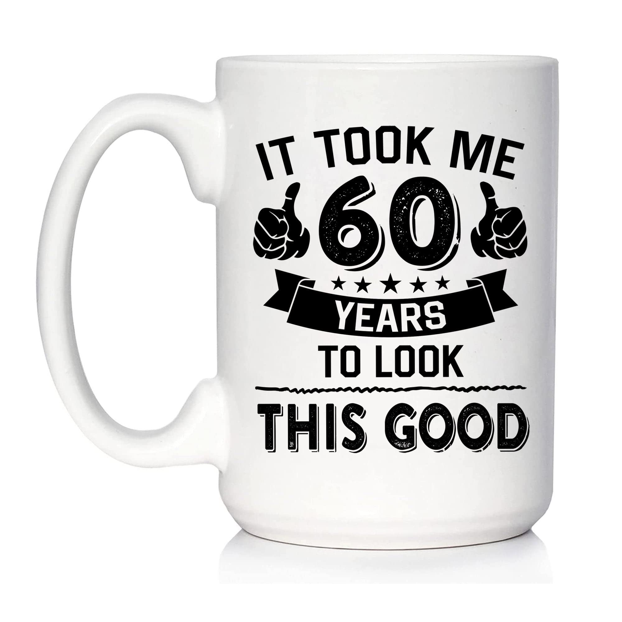 Vivulla68 60th Birthday Coffee Mug - Funny & Unique 60 Year Old Gift for Women - Perfect for Birthday Celebrations, Retirement Parties & Daily Coffee Use