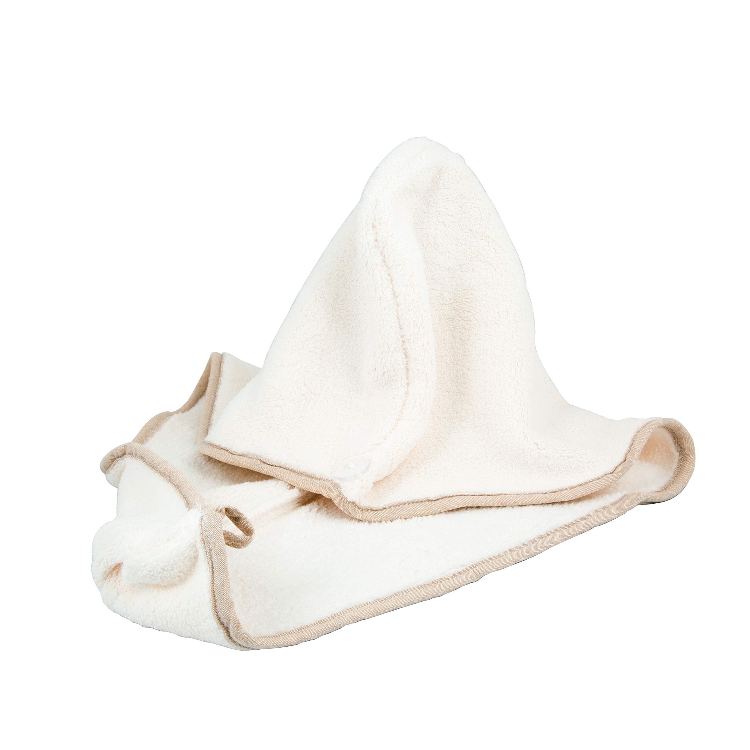 Missy Hair Wrap Towel - Ultra Soft & Absorbent Microfiber Hair Turban (73g) for Women - Perfect for Post-Shower, Swimming, or Salon Styling