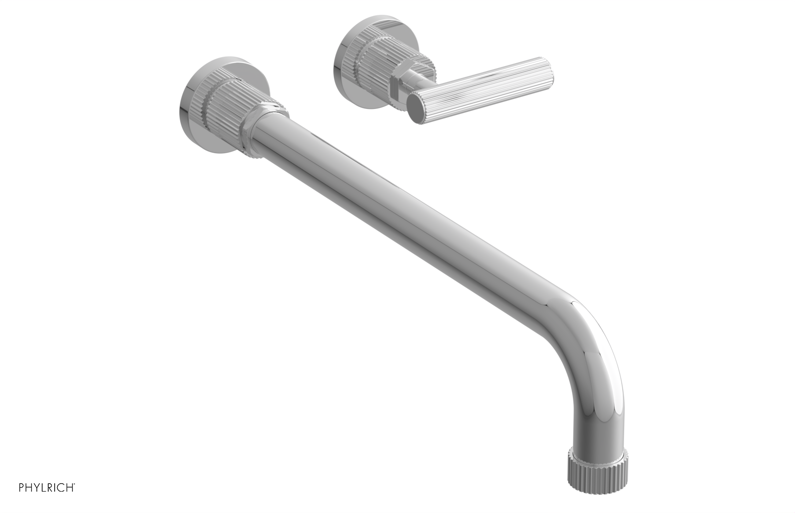 DUSTRIE Single Handle Wall Mounted Bathroom Faucet Set - 14