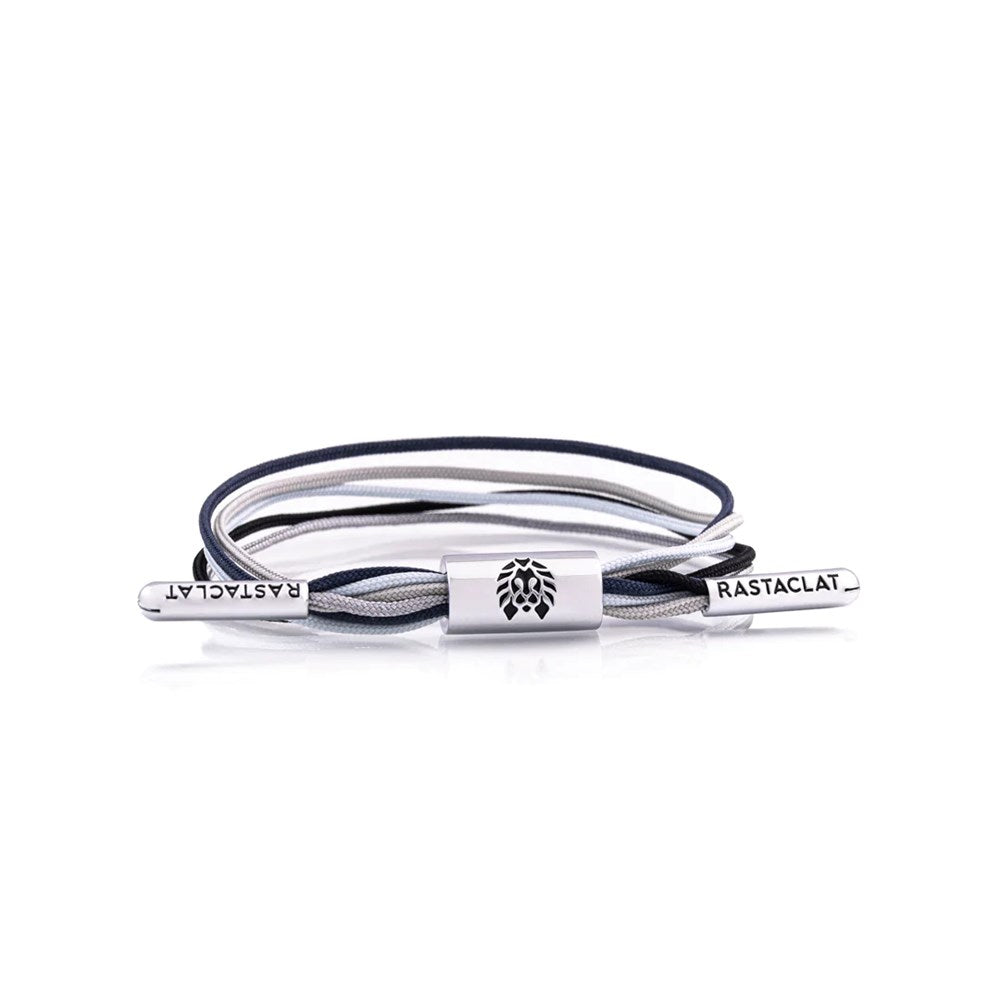 Rastaclat Electronegative 1.66 Grey Blue Wristband - Stylish Unisex Adjustable Sports Bracelet for Running, Gym & Outdoor Activities