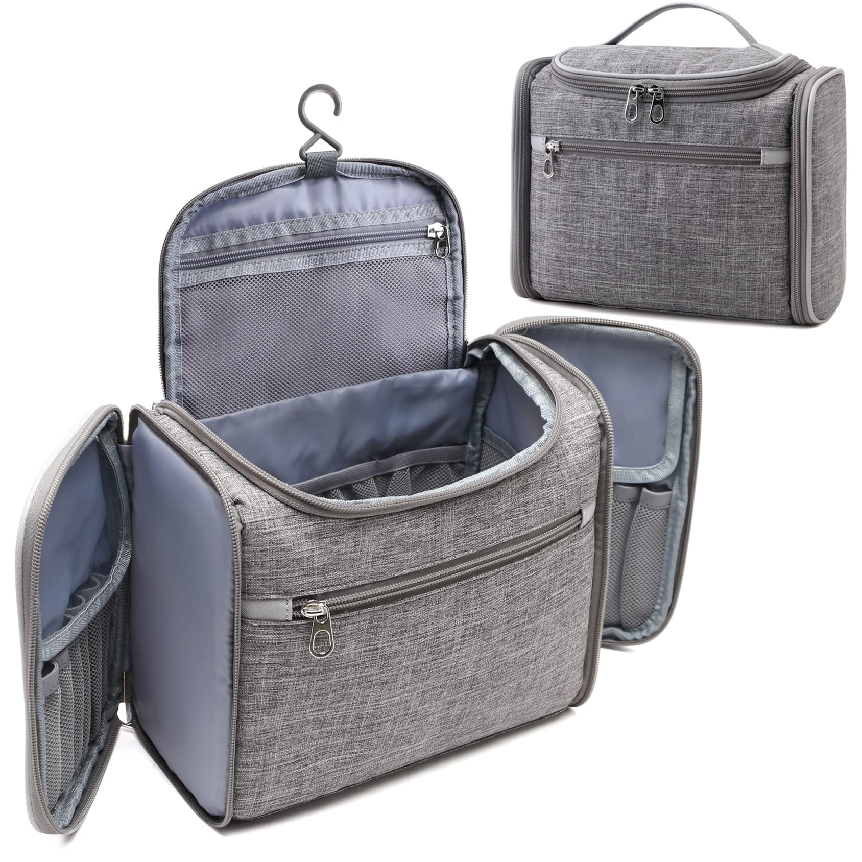 Waterproof Hanging Shower Caddy - Large Capacity Portable Travel Toiletry Bag for College Dorm, Bathroom & Camping - Ideal for Women & Men - Perfect for Travel, Gym & Daily Organization