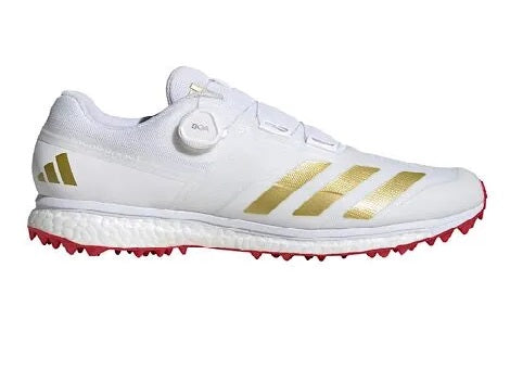 Adidas 22YDS Boost Gold Met Cricket Shoes 2025 - Lightweight Running Shoes for Men with Comfortable Cushioning - Perfect for Cricket Matches, Training & Outdoor Sports