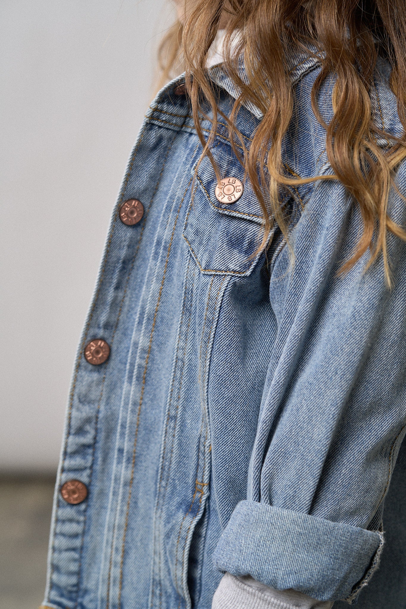 Stylish Women's Denim Jacket - Classic Blue Denim Coat with Button Front & Pockets | Perfect for Casual Outfits, Layering & Outdoor Activities