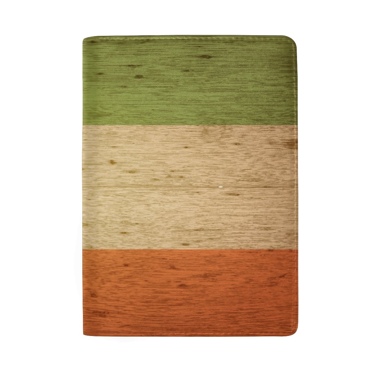 ALAZA Grunge Wooden Ireland Flag Leather Passport Holder - Vintage Travel Wallet for Men & Women - Perfect for International Trips, Airplane Travel & Passport Protection
