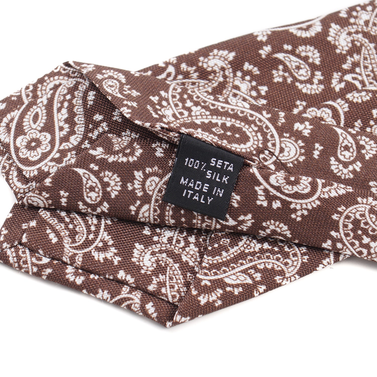 Luigi Borrelli Men's Slim Printed Silk Tie - Elegant Formal Necktie for Business, Office & Special Occasions