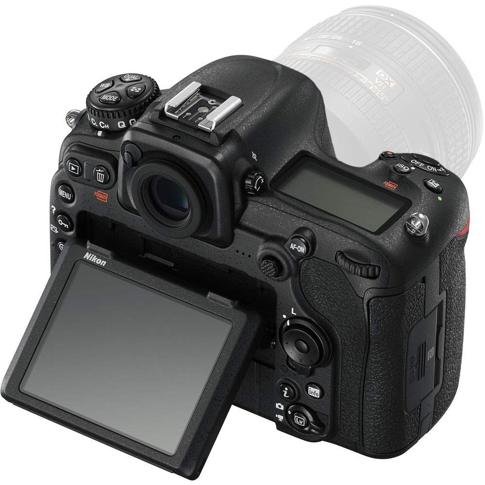 Nikon D500 DSLR Camera Body Only (Renewed) with 64GB Memory Card, Case, Corel Photo Software, Battery & Accessories Kit - Perfect for Professional Photography, Travel & Outdoor Shooting