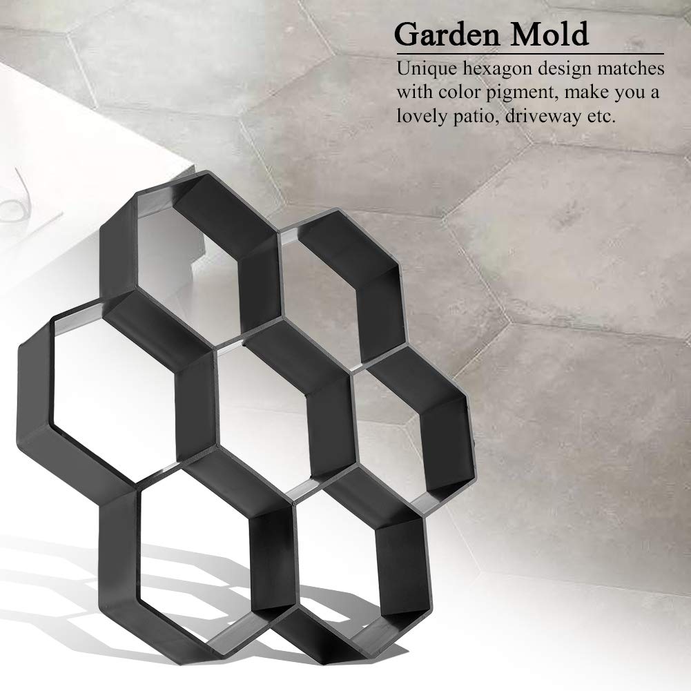 Reusable Concrete Stepping Stone Molds for DIY Walkway, Patio & Garden - Durable Cement Pavement Molds for Yard, Lawn & Pathway (Perfect for Outdoor Landscaping & Home Improvement Projects)