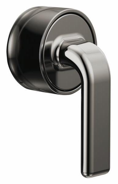Allaria Sensori Thermostatic Valve Trim Kit with Twist Lever Handle - Brilliance Black Onyx (HL6667 BNX) by Brizo | Perfect for Modern Bathroom & Shower Faucet Upgrades