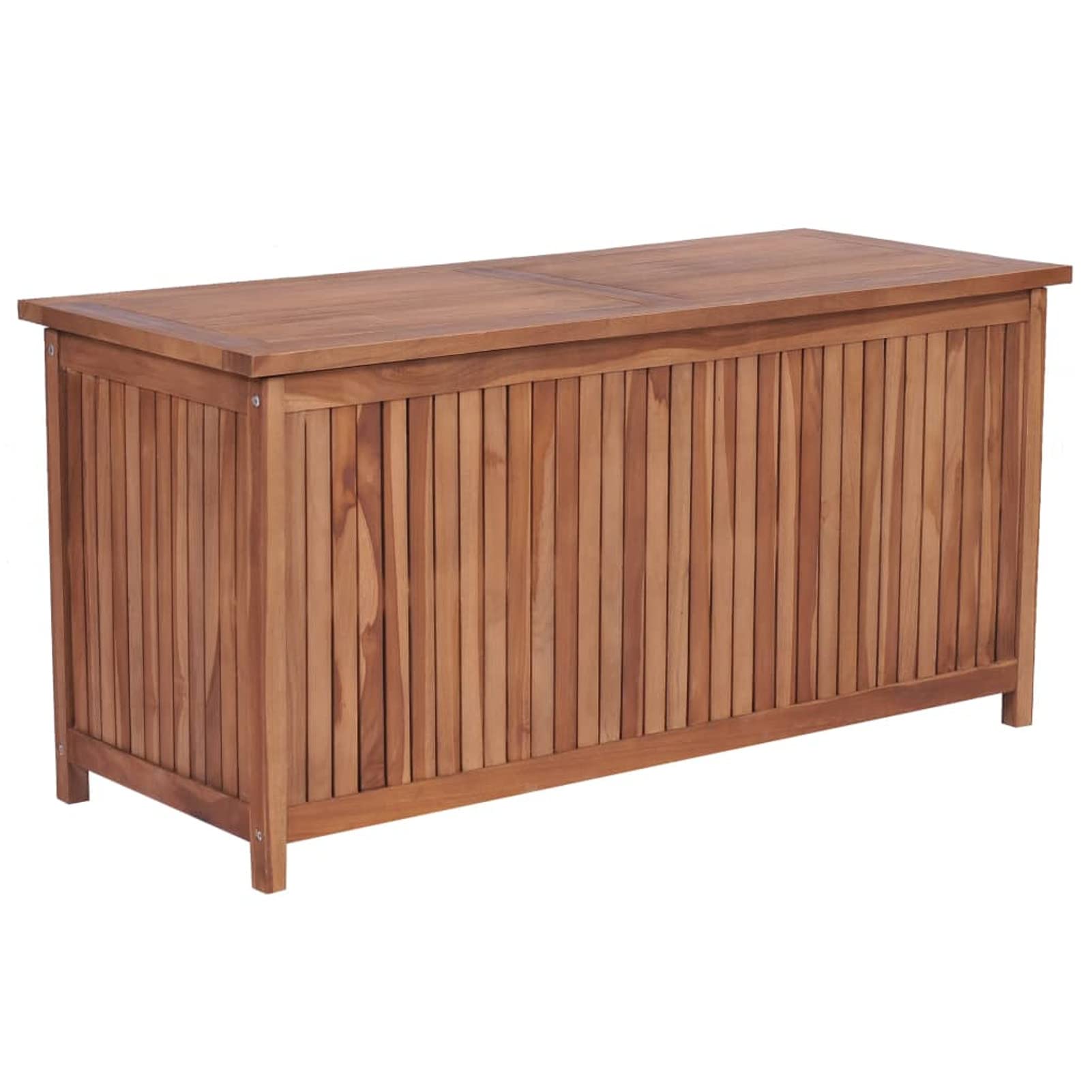 Outdoor Teak Wood Storage Bench - 47.2