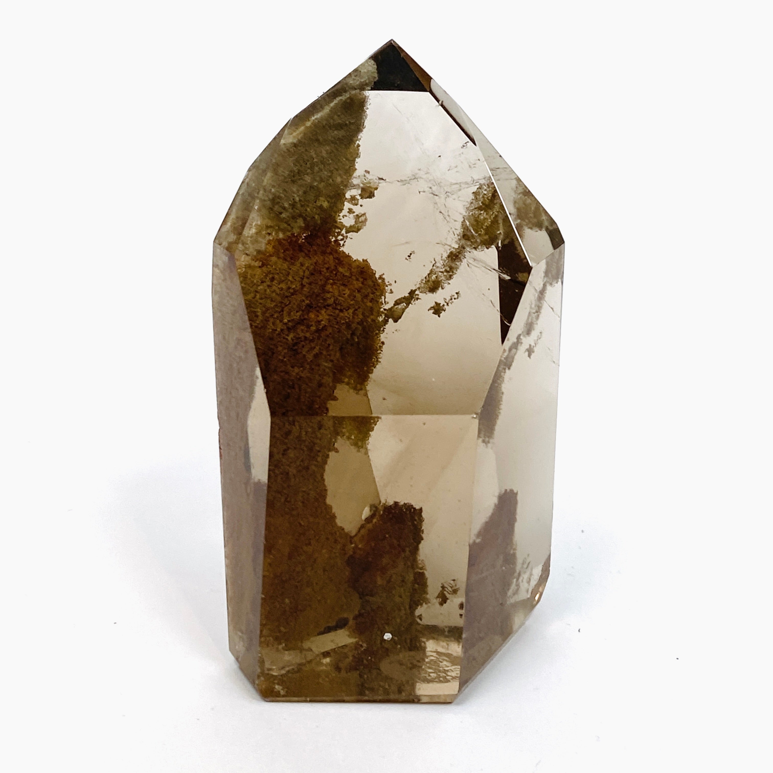 Smokey Inclusion Quartz Generator IQG 01 - Premium Crystal Healing Tool for Meditation, Energy Cleansing & Spiritual Growth - Perfect for Reiki, Yoga & Home Decor