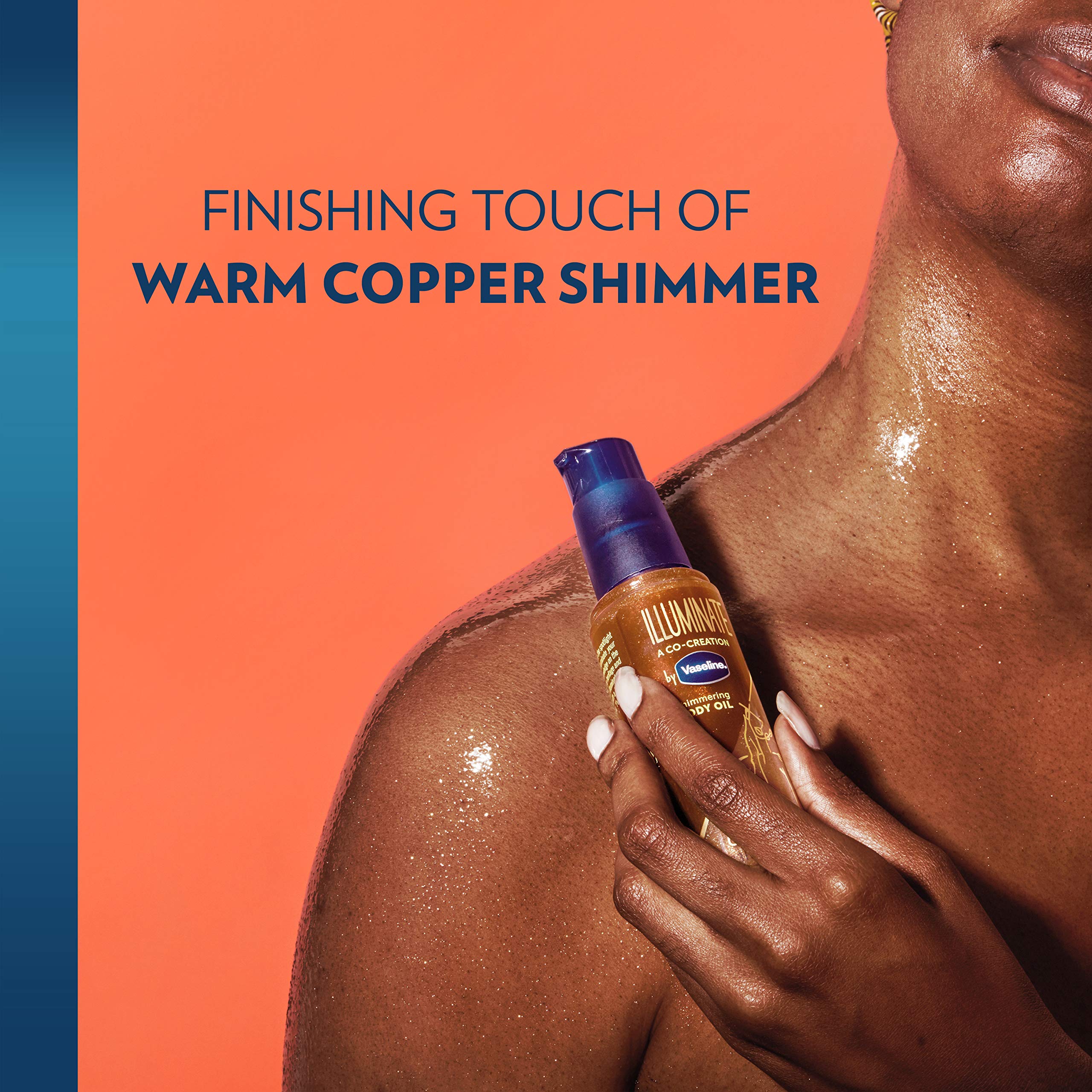 Vaseline Intensive Care Spray Moisturizer for Dry Skin - Cocoa Radiant & Illuminate Me Shimmering Body Oil for Melanin-Rich Skin | Hydrates & Illuminates with Shimmer Finish | Perfect for Daily Moisturizing & Special Occasion Glow
